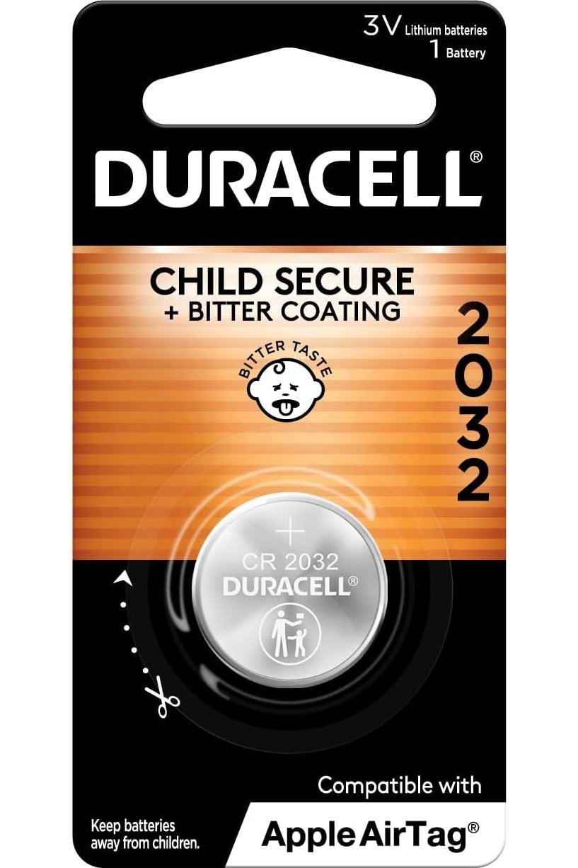 Duracell  2032 3V Lithium Coin Battery  Long lasting  Battery - 1 Count