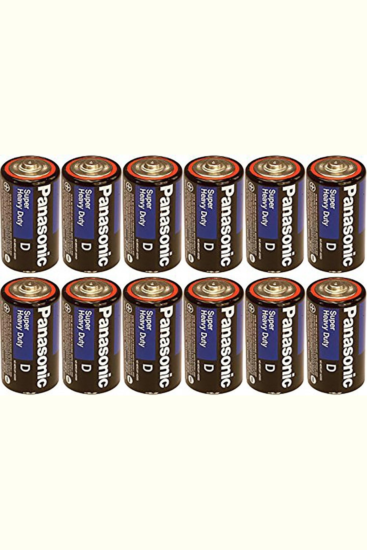 Panasonic Heavy Duty D Batteries - 12 Count