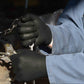 Gloveworks HD 6 Mil Black Raised Diamond Texture Nitrile Disposable Industrial Gloves