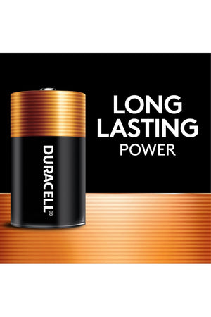 Duracell  Coppertop D Batteries with Long Lasting Power - 8 Count
