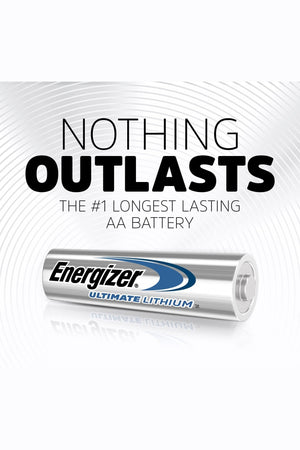 Energizer AA Batteries, Ultimate Lithium Double A Battery, 24 Count