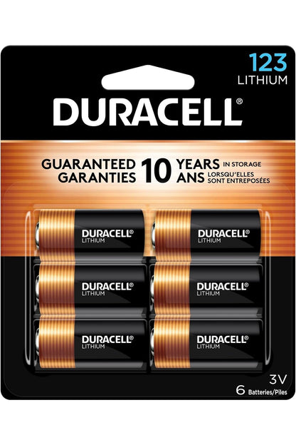 Duracell  123 High Power Lithium Batteries - 6 Count