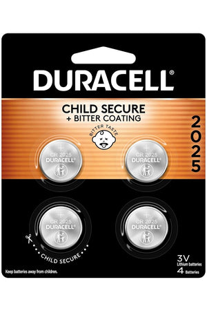 Duracell  2025 3V Lithium Coin Battery  Long Lasting Battery - 4 Count