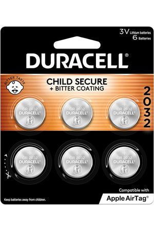 Duracell  2032 3V Lithium Coin Battery  Long Lasting Battery - 6 Count