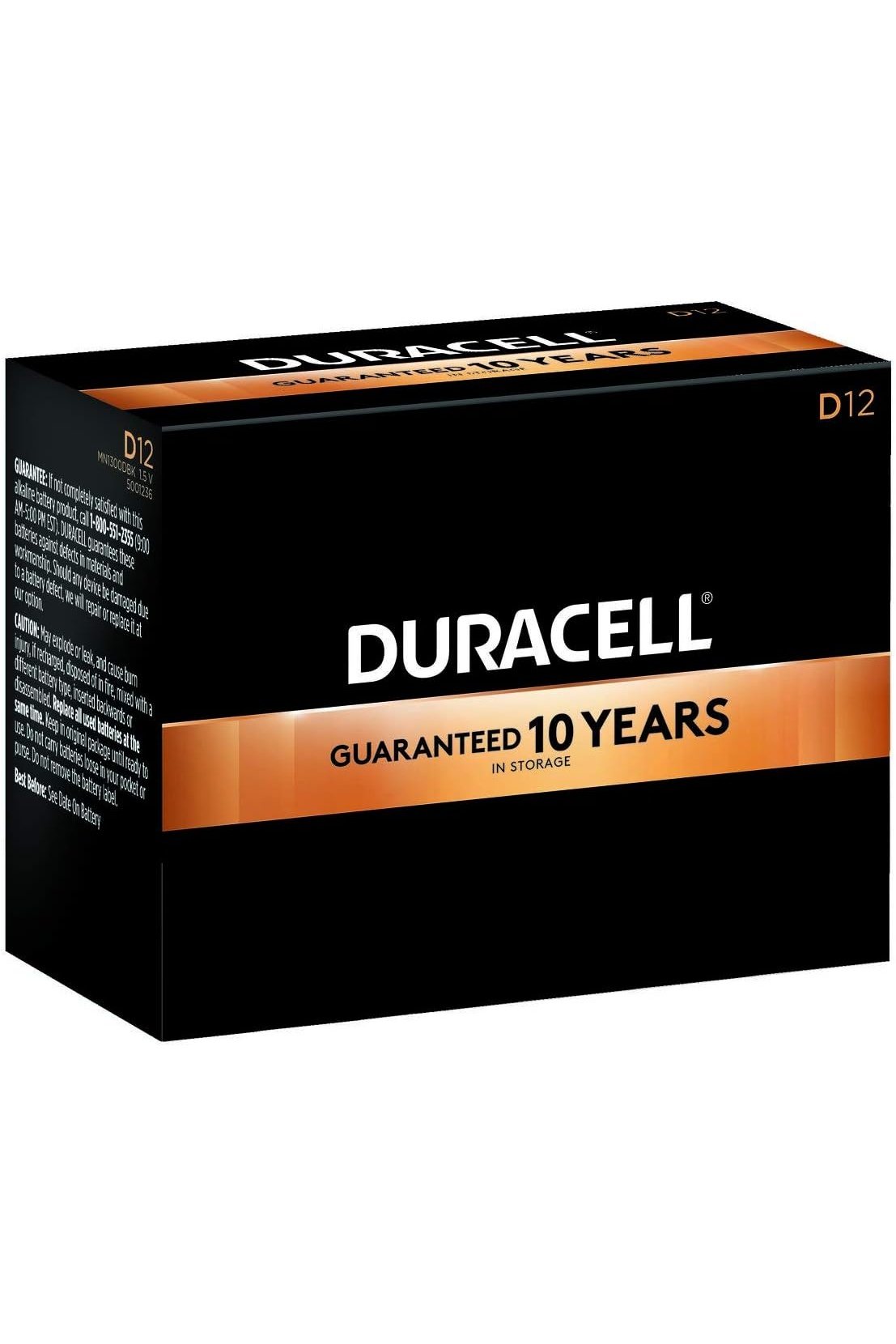 Duracell  Coppertop D Batteries with Long Lasting Power - 12 Count