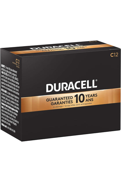 Duracell  Coppertop C Batteries with Long Lasting Power - 12 Count