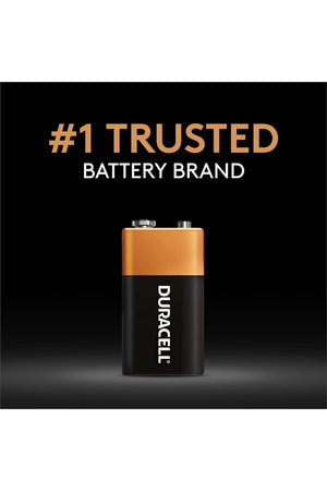 Duracell  CopperTop 9V Alkaline Batteries with Long Lasting Power - 4 Count