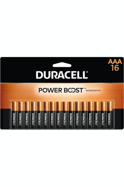 Duracell  Coppertop AAA Batteries with Power Boost Ingredients - 16 Count