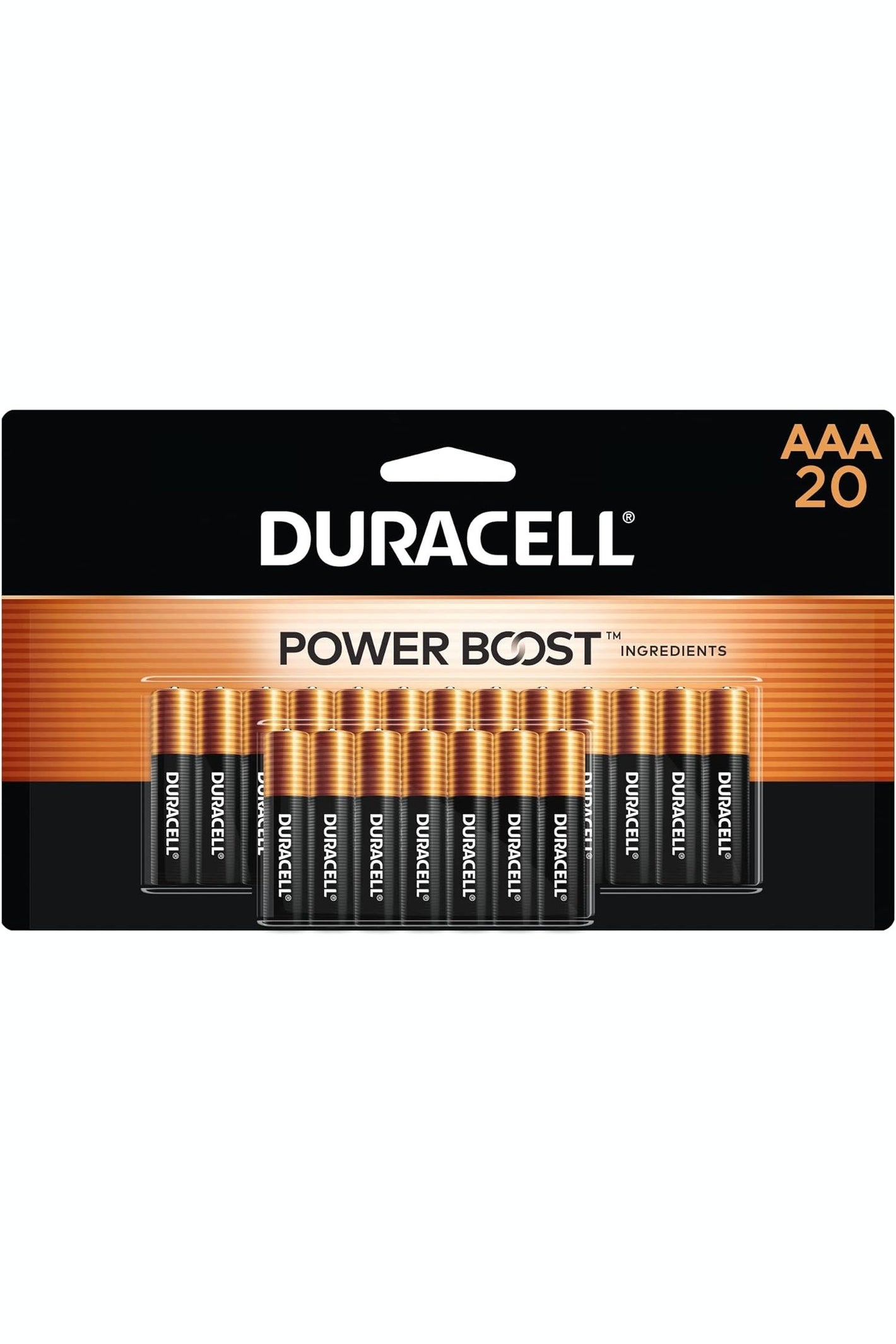 Duracell  Coppertop AAA Batteries with Power Boost Ingredients - 20 Count