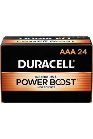 Duracell  Coppertop AAA Batteries with Power Boost Ingredients - 24 Count