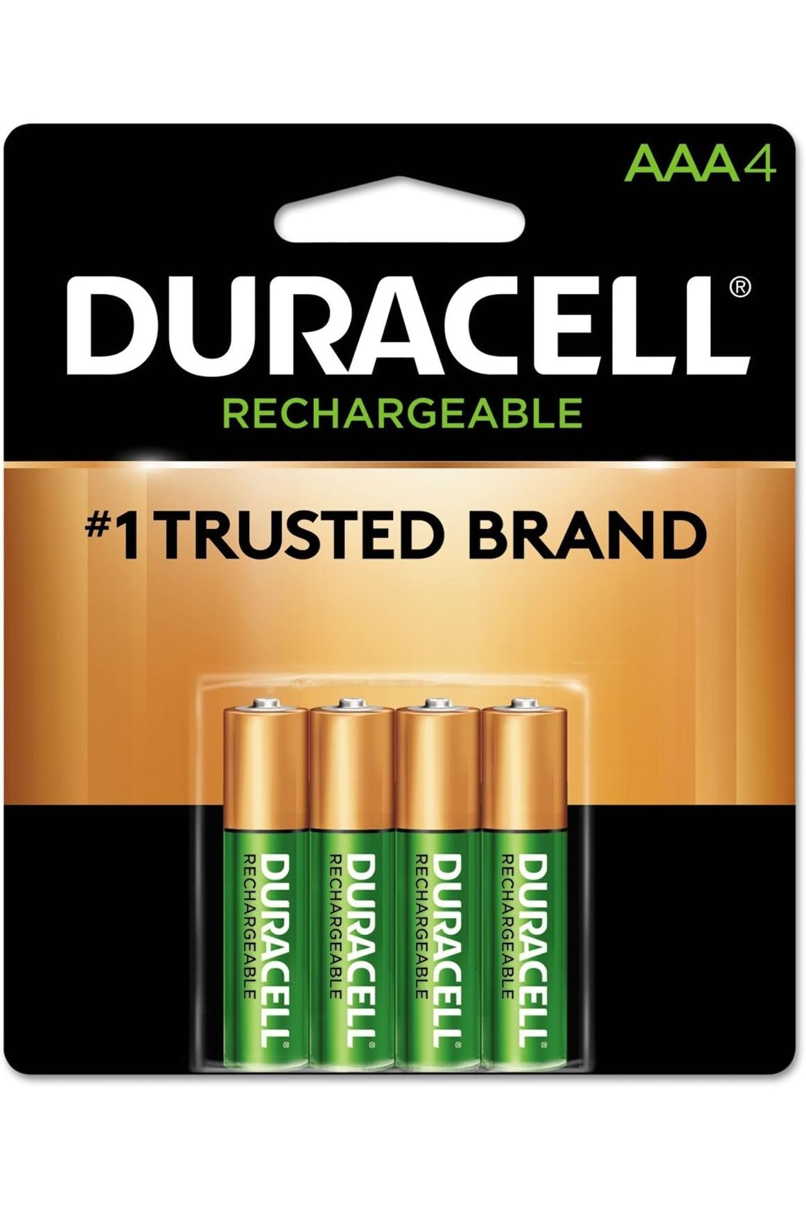 Duracell Rechargeable Staycharged Nimh Batteries AAA - 4 Count