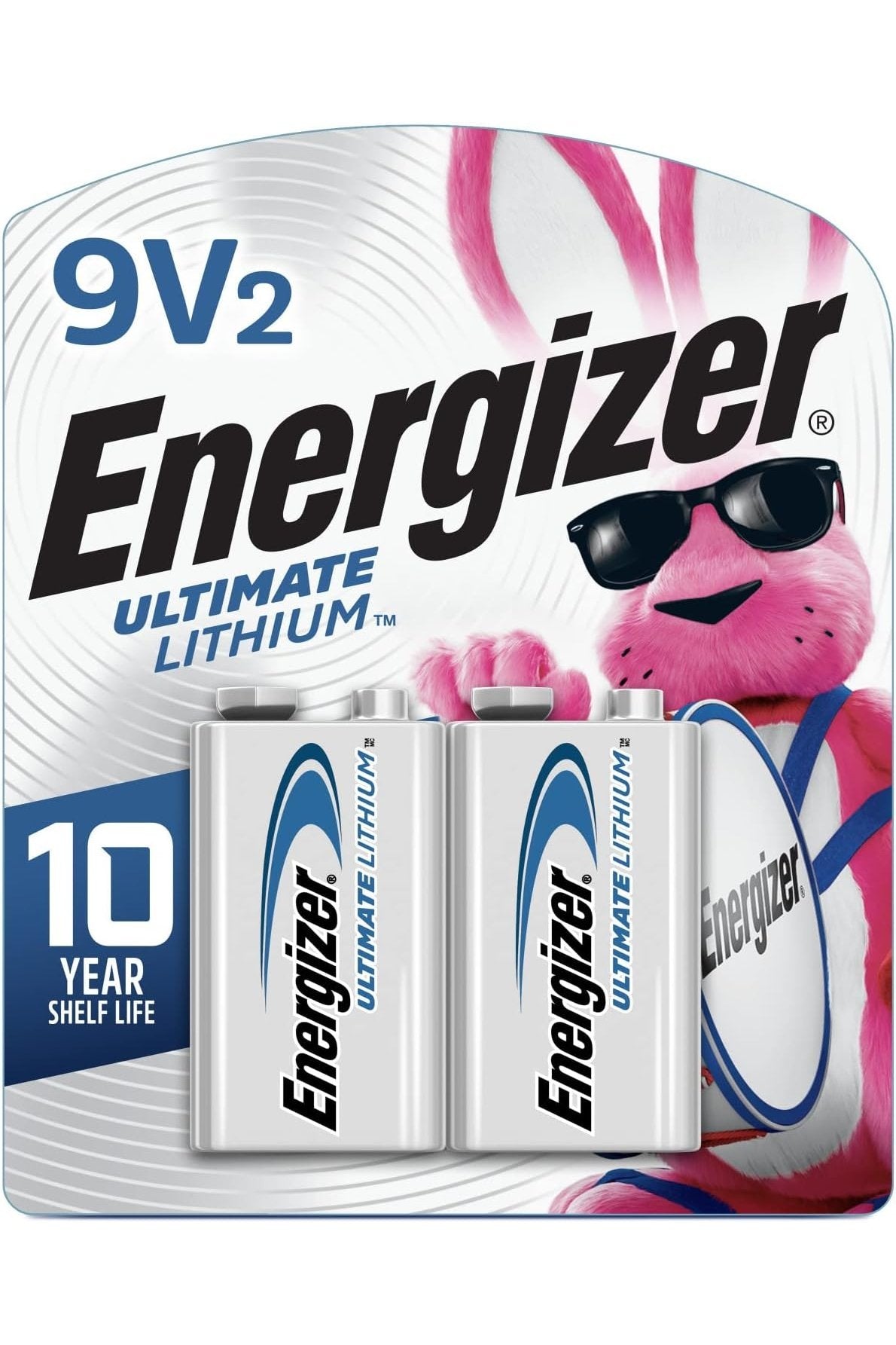 Energizer 9V Batteries Ultimate Lithium 9 Volt Battery 2 Count