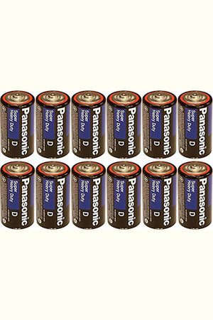Panasonic Heavy Duty D Batteries - 12 Count
