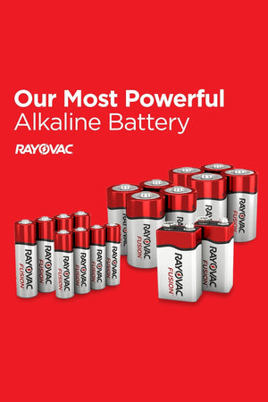 Rayovac Fusion Premium D Cell Battery Alkaline - 8 Count