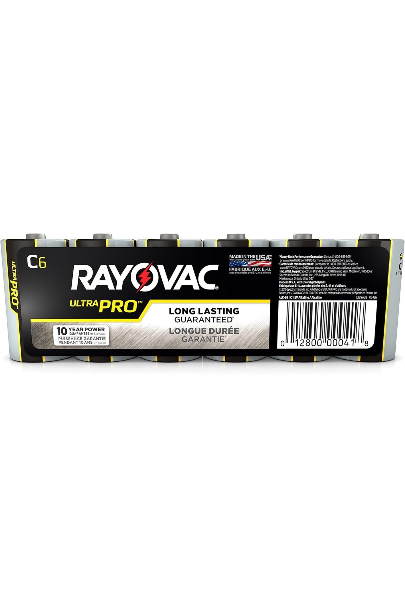 Rayovac Ultra Pro C Cell Batteries - 6 Count