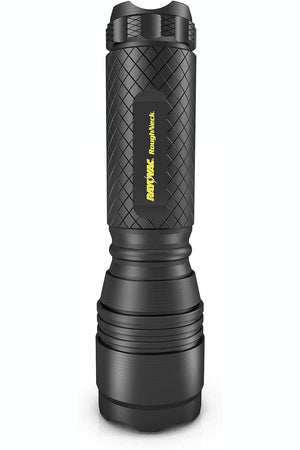 Rayovac Roughneck LED Flashlight, Bright Flashlight for Running, Camping Gear and Emergencies, EDC Flashlight with Holster and AAA Batteries Included