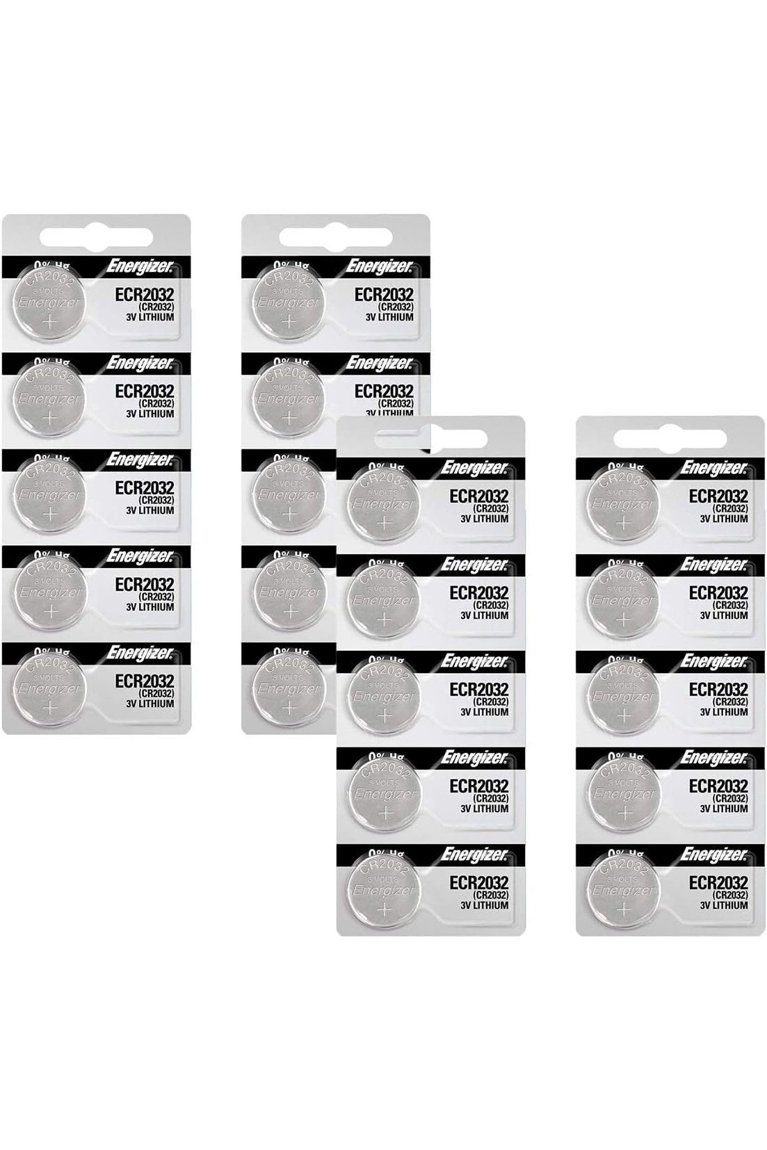 Energizer 2032 Battery CR2032 Lithium-Super Pack-20 Count-(3v- Batteries)